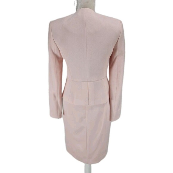 Calvin Klein Women Sz 2 Career Skirt Suit Light Pink Little Stretch Fabric 115A - Picture 4 of 9
